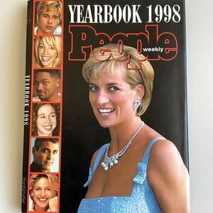 Vintage People Weekly 1998 Yearbook Hardcover Book Princess Diana
